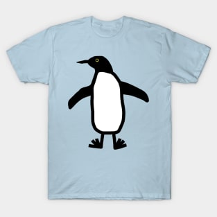 Cute Animals Doodle Penguin T-Shirt